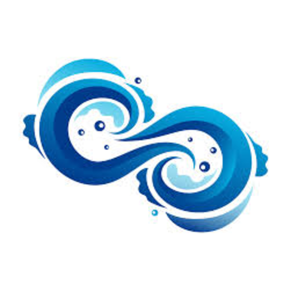 Infinity Waves pool design logo