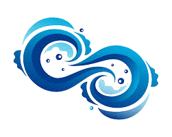 Infinity Waves pool design logo